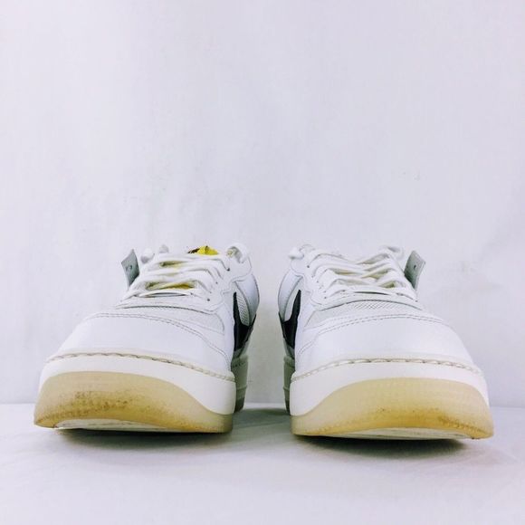 Nike Air Force 1 Shadow Womens Go The Extra Smile Sneaker White Leather Sz 9 - Picture 2 of 9